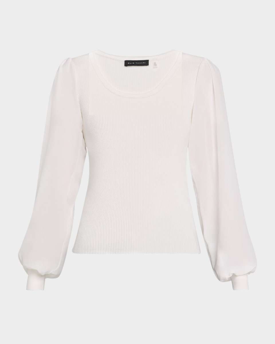 The Noah Ribbed Combo Sweater